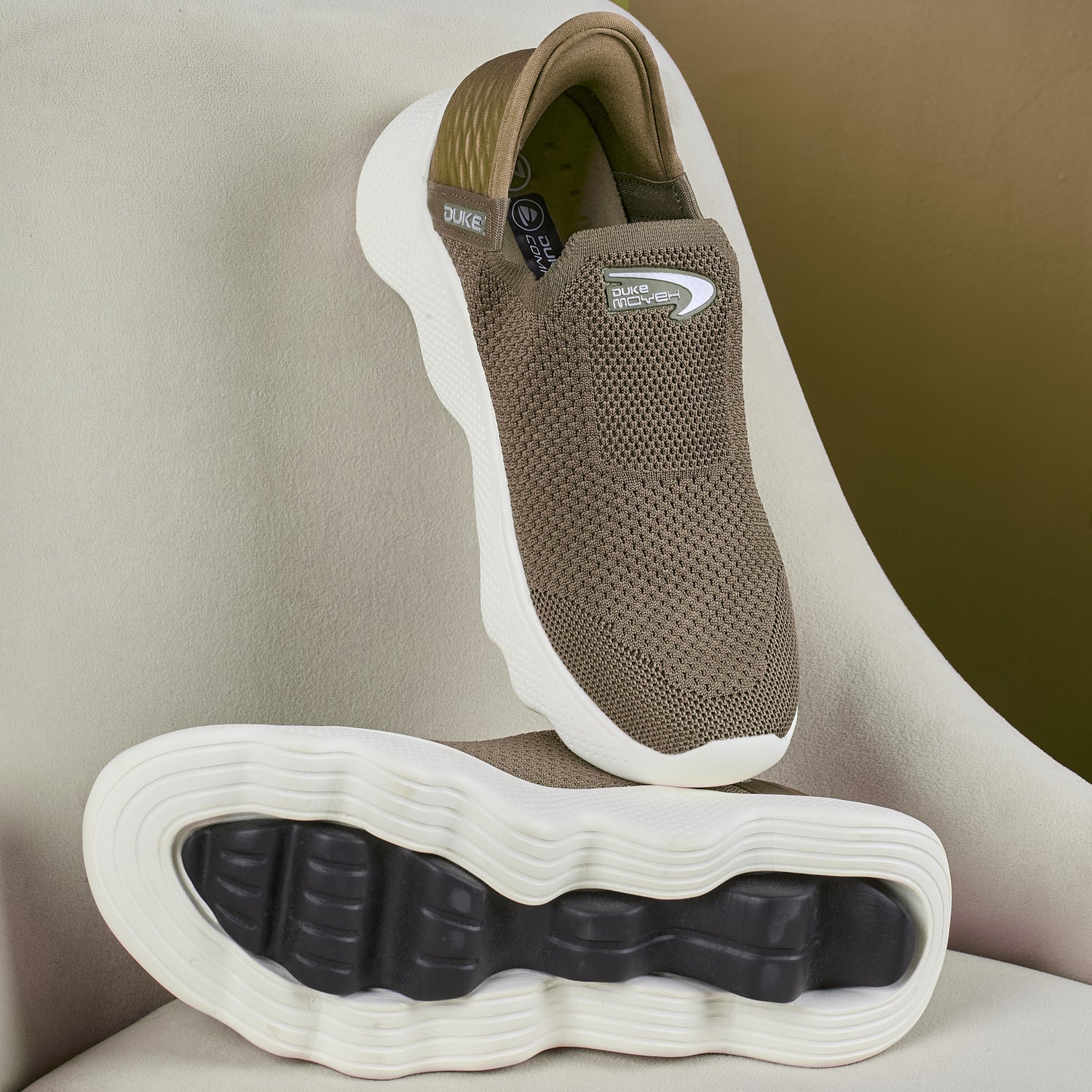 Duke Men Slip-on Walking Sports Shoes (FWOL2235)