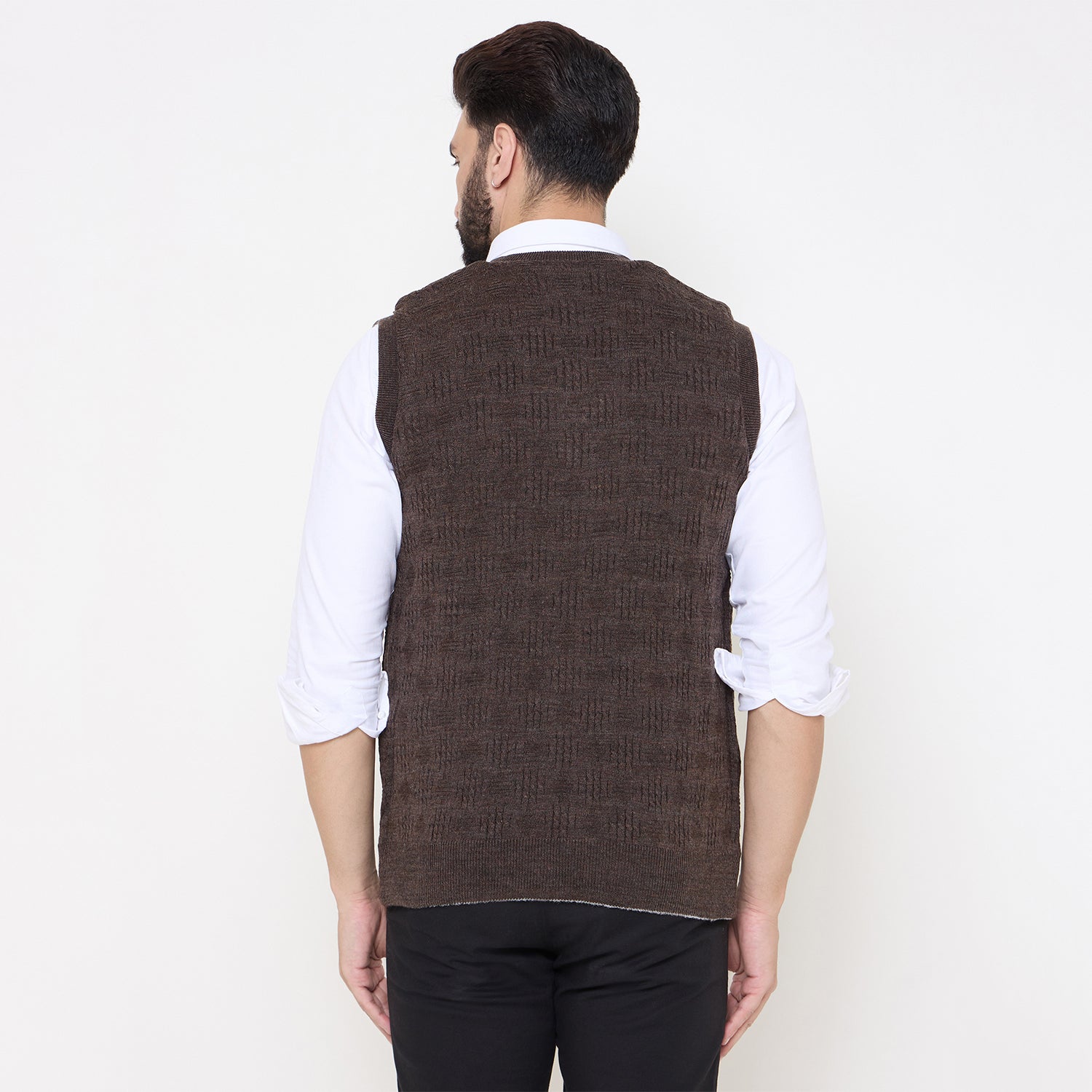 Duke Urban Men V Neck Reversible Sweater (SDS2290)
