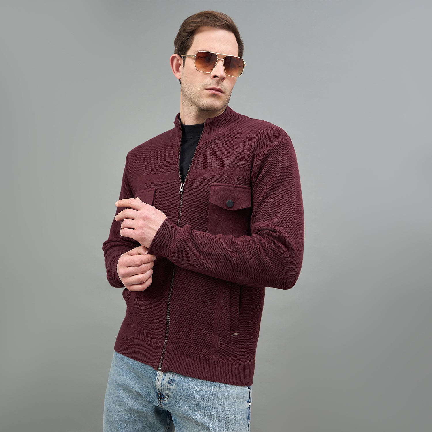 Duke Urban Men Full Sleeve Round Neck Regular Sweater (SDS2366)