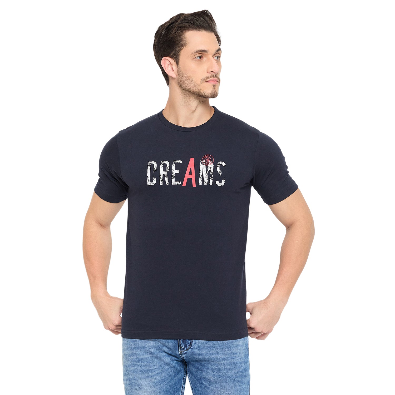 Duke Urban Men Half Sleeve Cotton Pack of 3 T-shirts  (ONSDVP42)