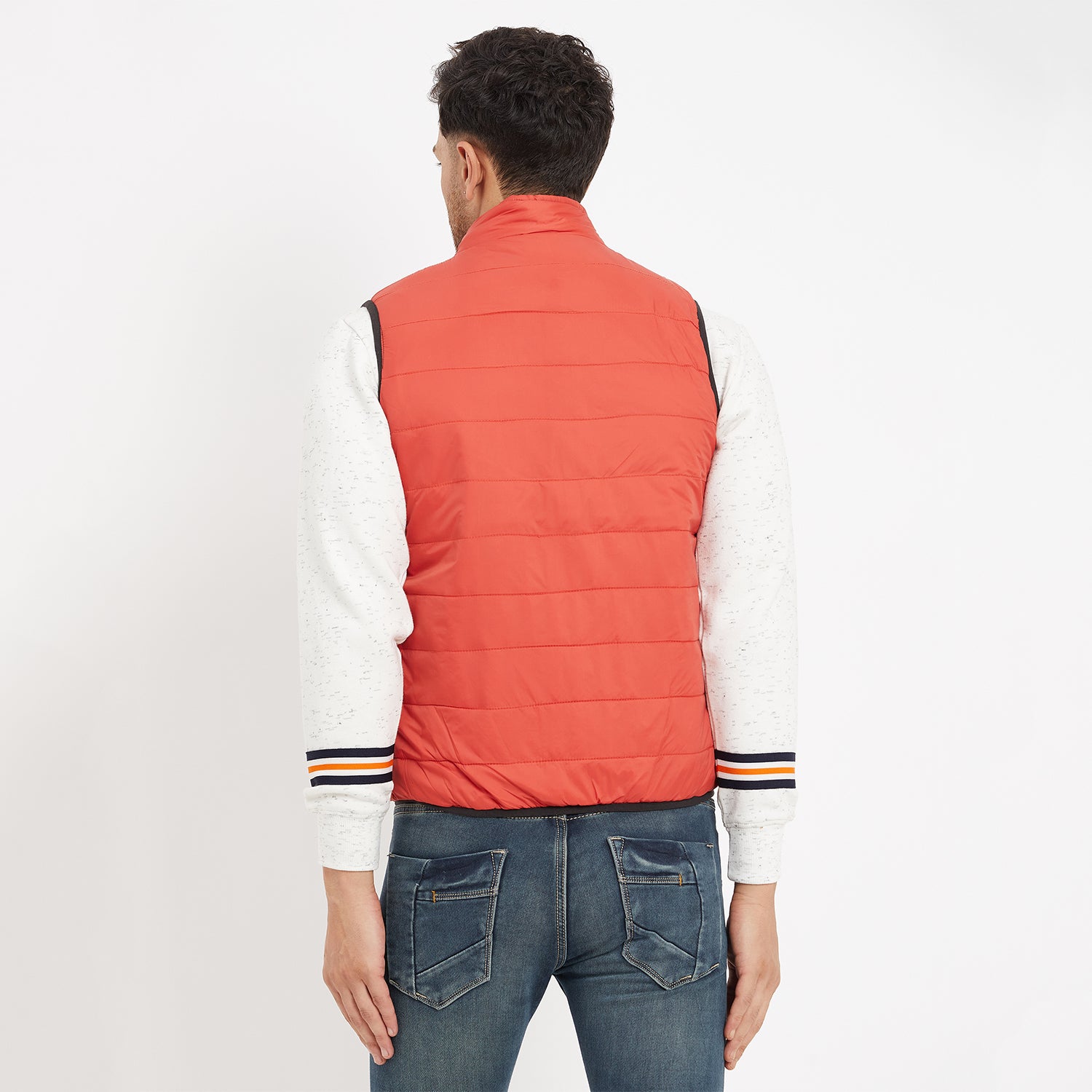 Duke Urban Men Sleeveless Reversible Jacket (SDZ1873)