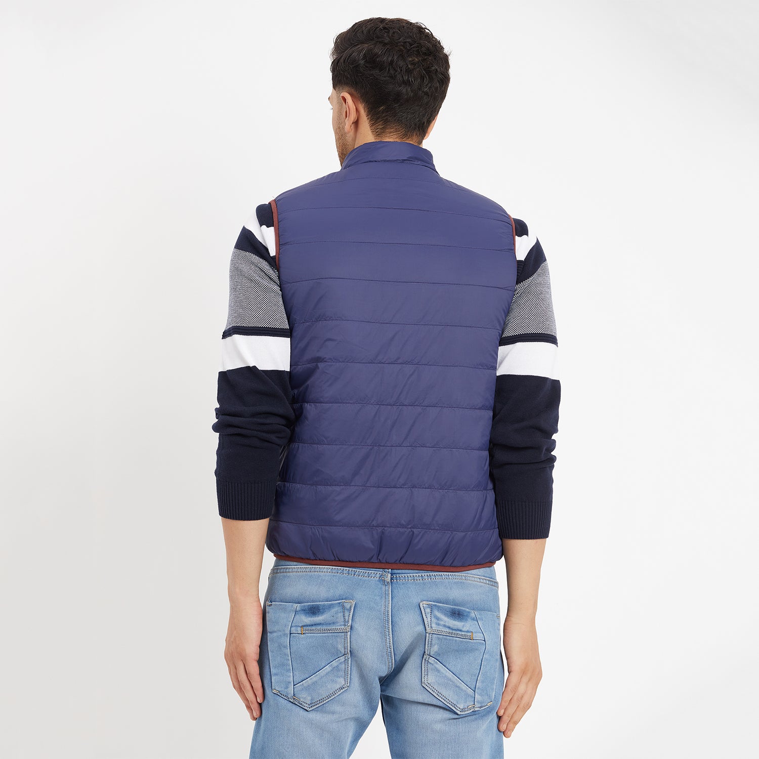 Duke Urban Men Sleeveless Reversible Jacket (SDZ1873)