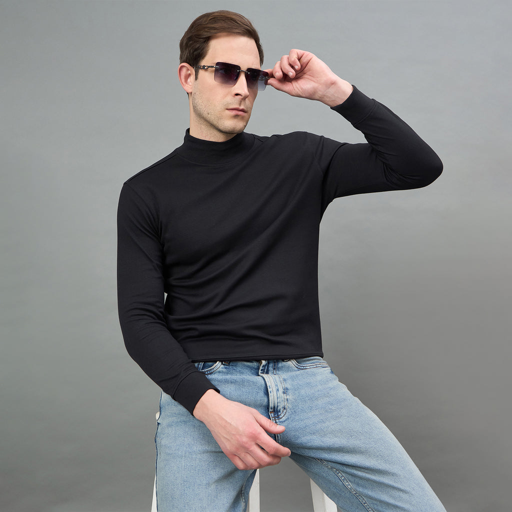 Duke Urban Men Turtle Neck Regular Sweatshirt (LF6435S)