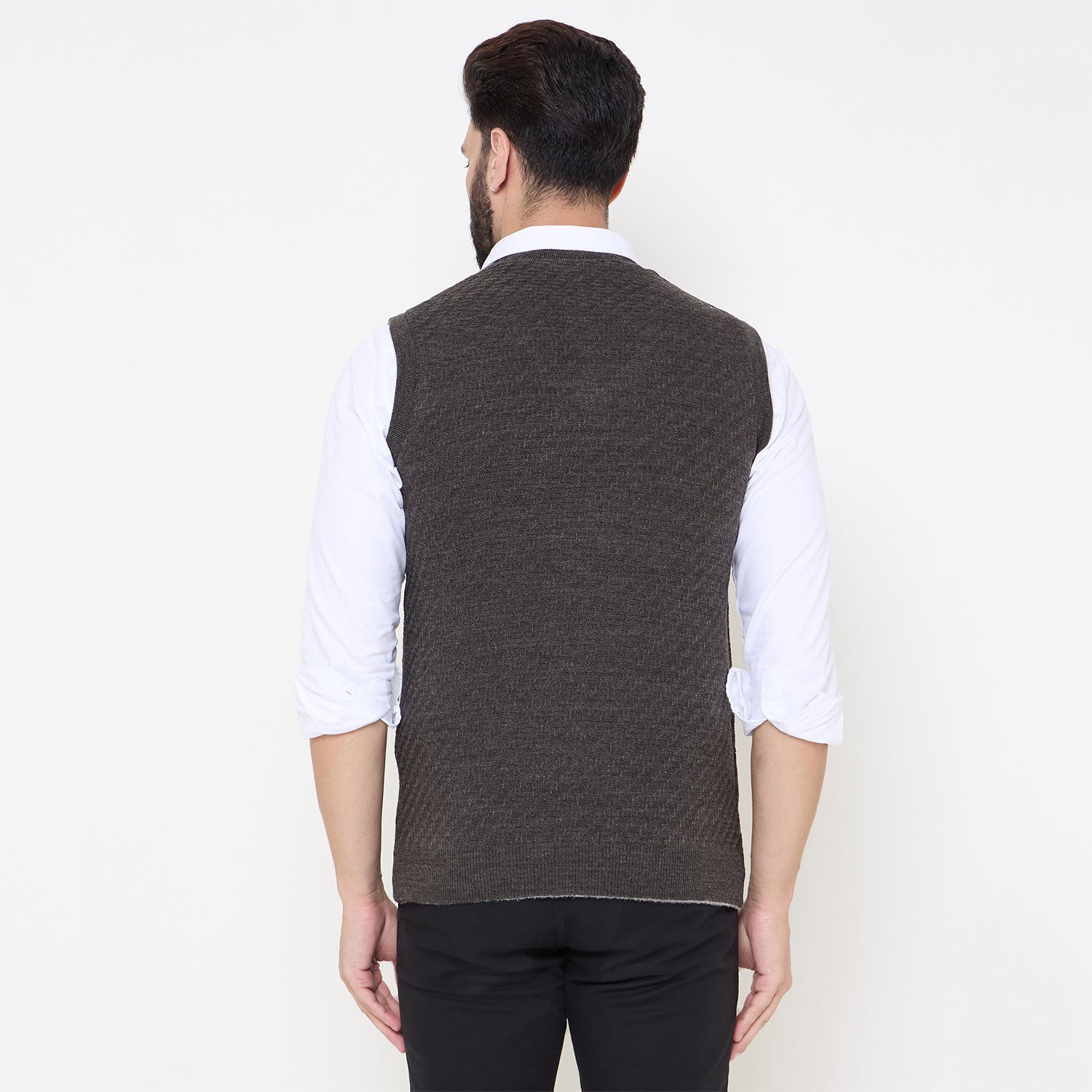 Duke Urban Men V Neck Reversible Sweater (SDS2285)
