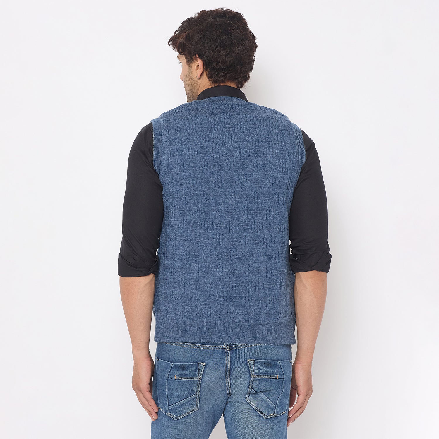 Duke Urban Men V Neck Reversible Sweater (SDS2290)