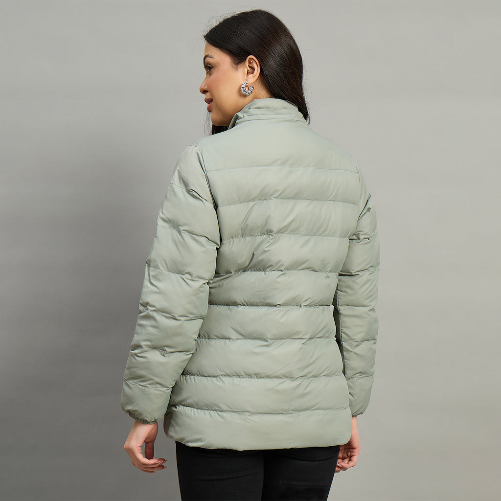 Duke Women Short Style Hooded Bomber Jacket (SDZ4114)