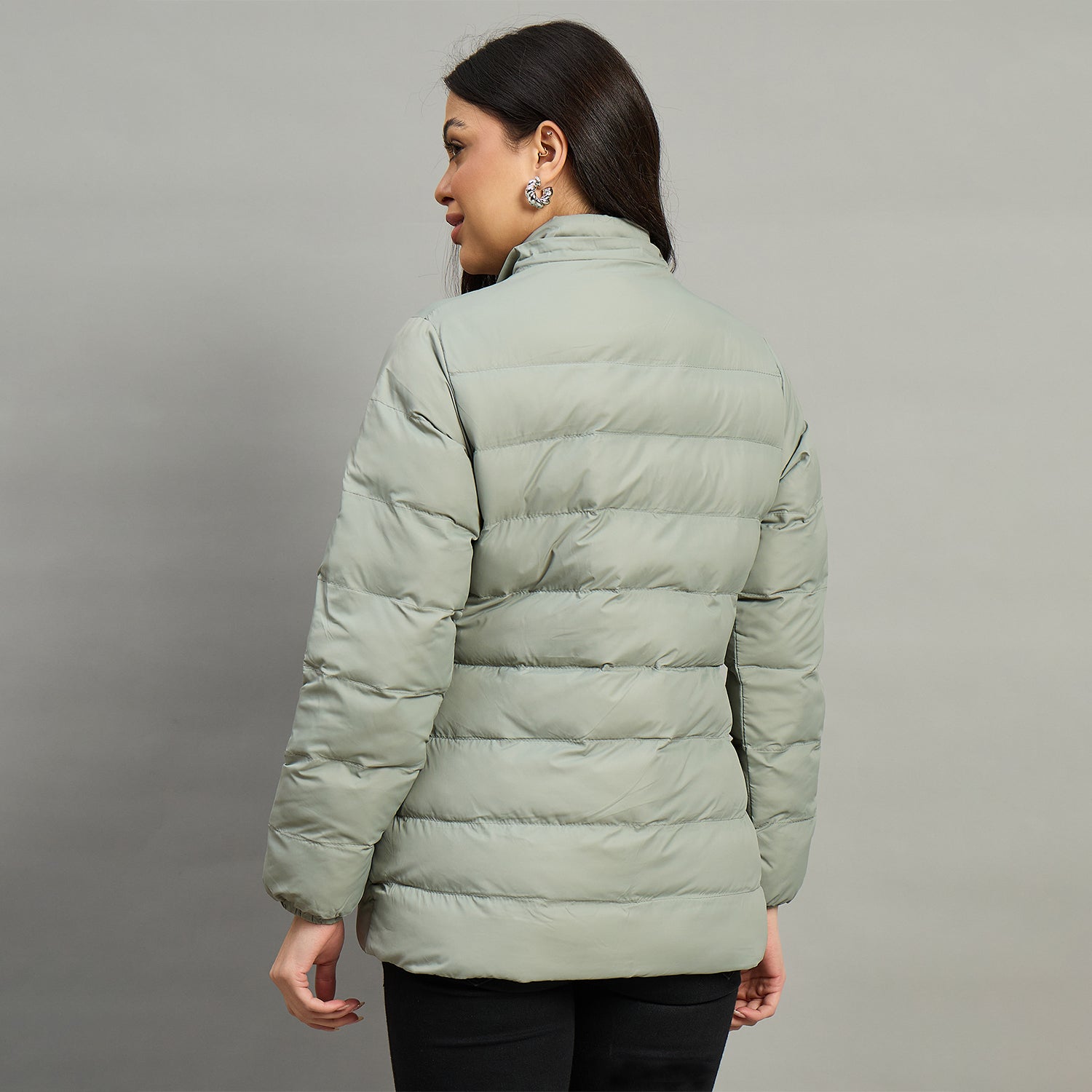 Duke Women Short Style Hooded Bomber Jacket (SDZ4114)