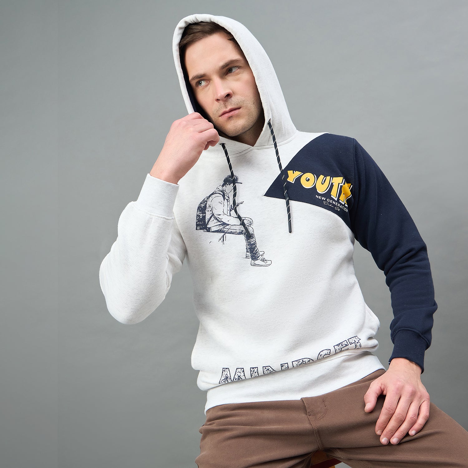 Duke Urban Men Hooded Sweatshirt (LF6240)