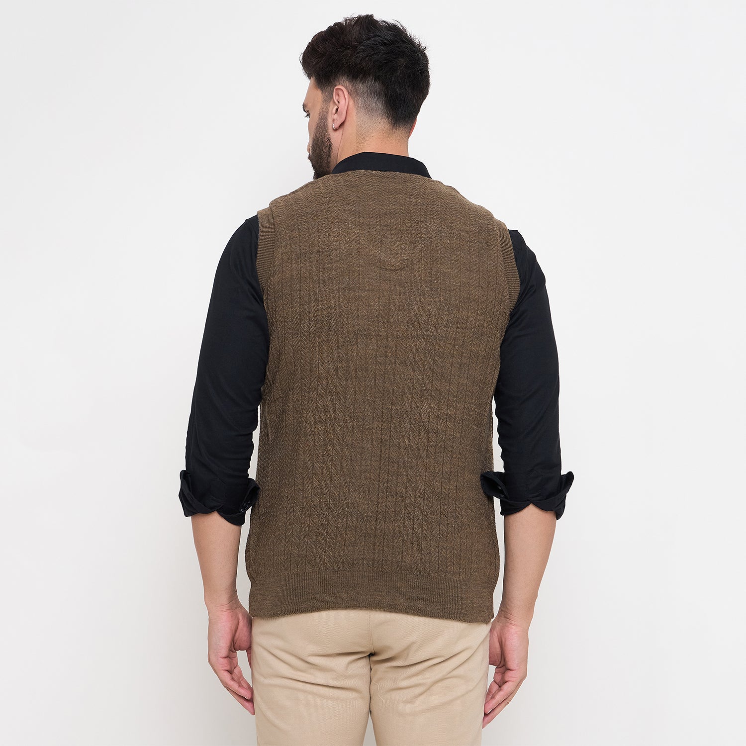 Duke Urban Men Sleeveless Reversible Sweater (SDS2294)