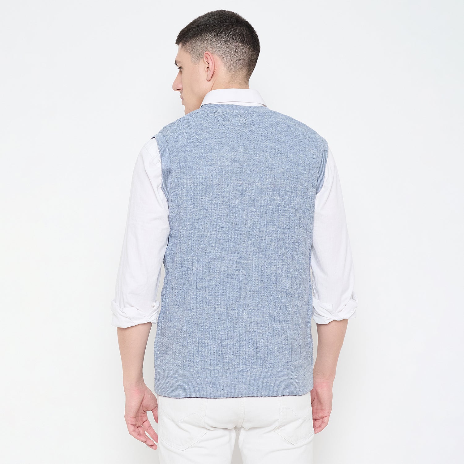 Duke Urban Men Sleeveless Reversible Sweater (SDS2294)