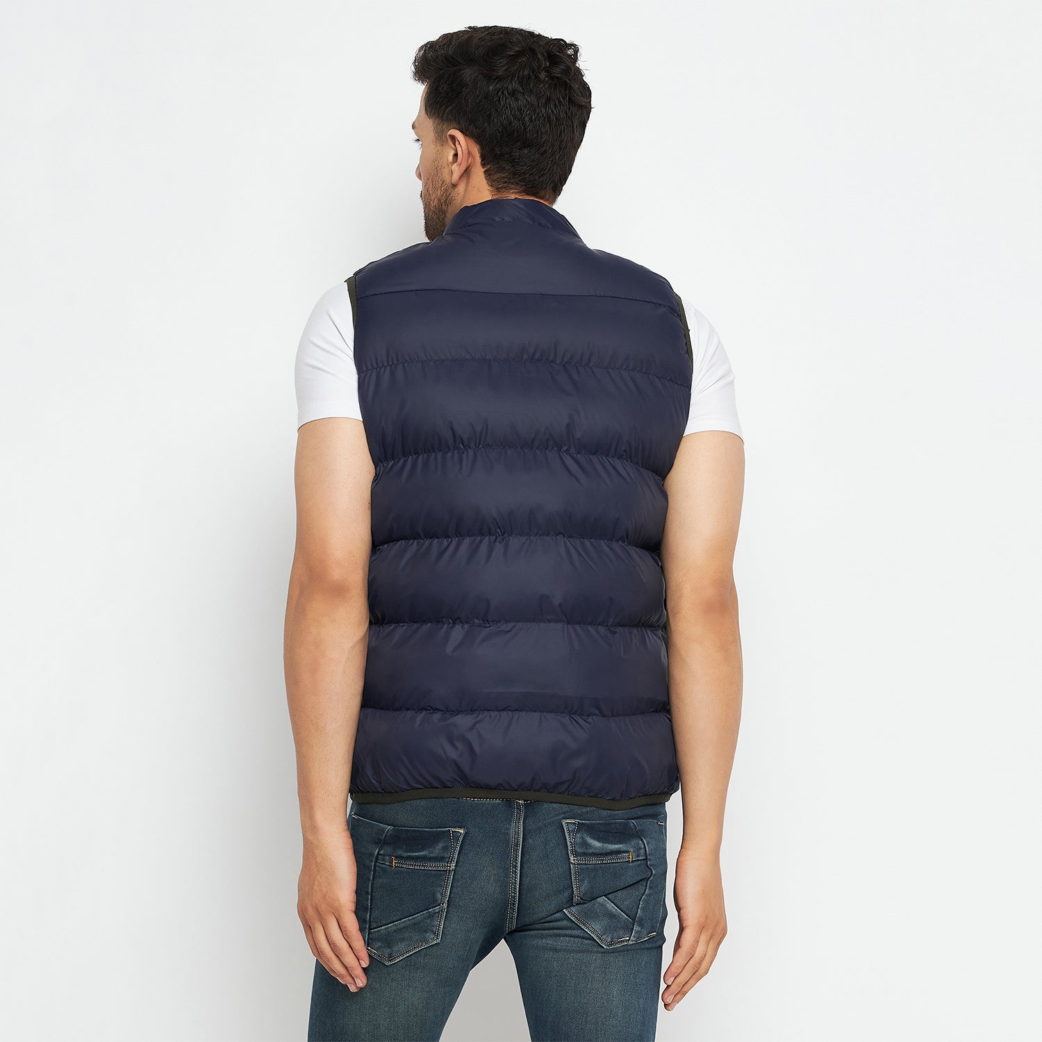 Duke Urban Men Sleeveless Reversible Jacket (SDZ1872)