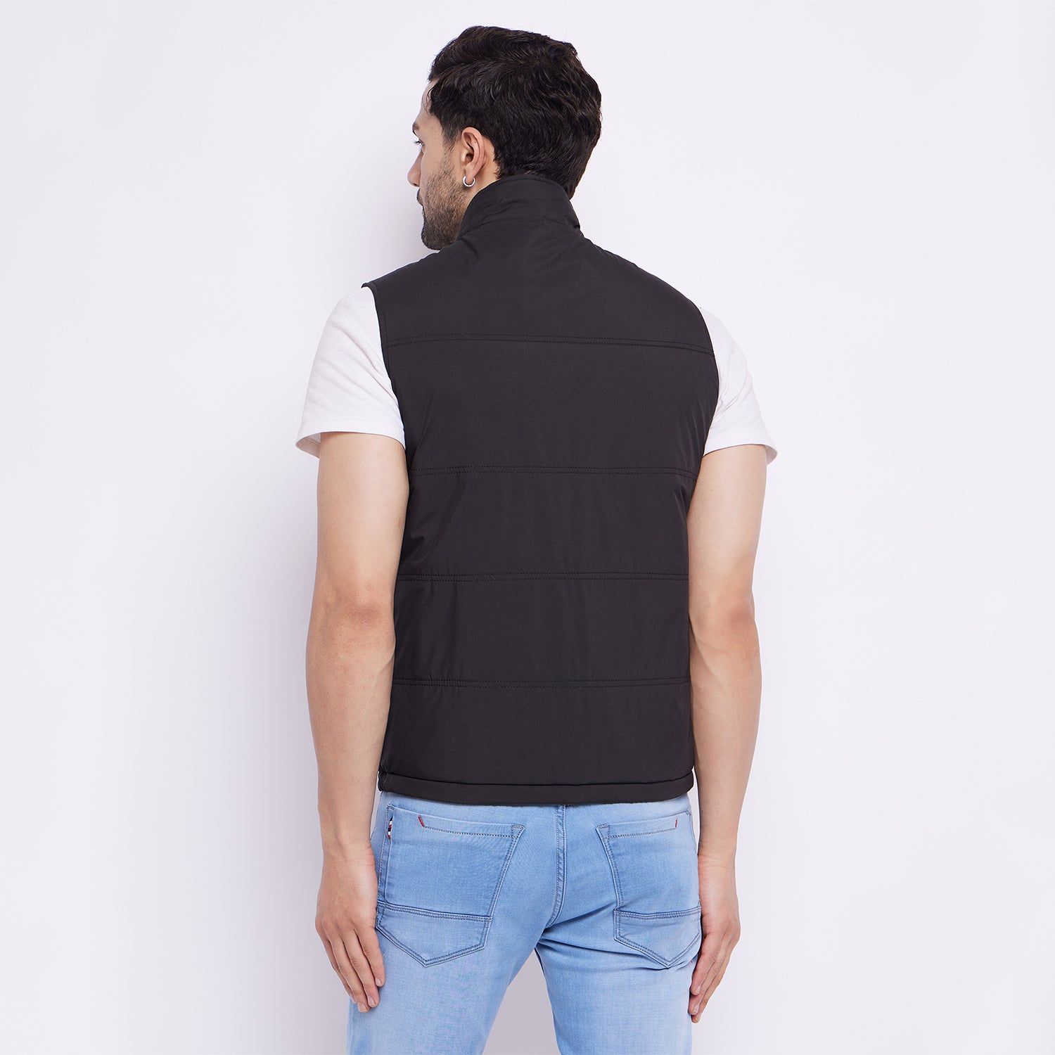 Duke Urban Men Sleeveless Reversible Jacket (SDZ3056)