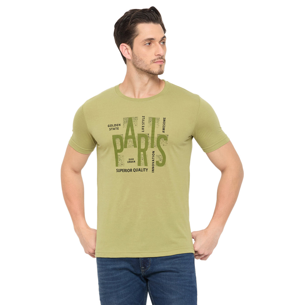 Duke Urban Men Half Sleeve Cotton Pack of 3 T-shirts  (ONSDVP42)