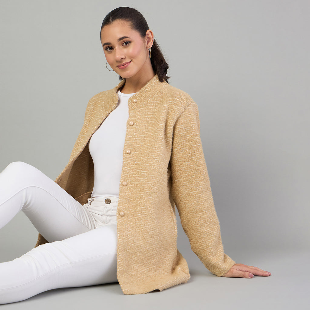 Duke Urban Women Long Coat Shortstyle Cardigan (ONSDS108)