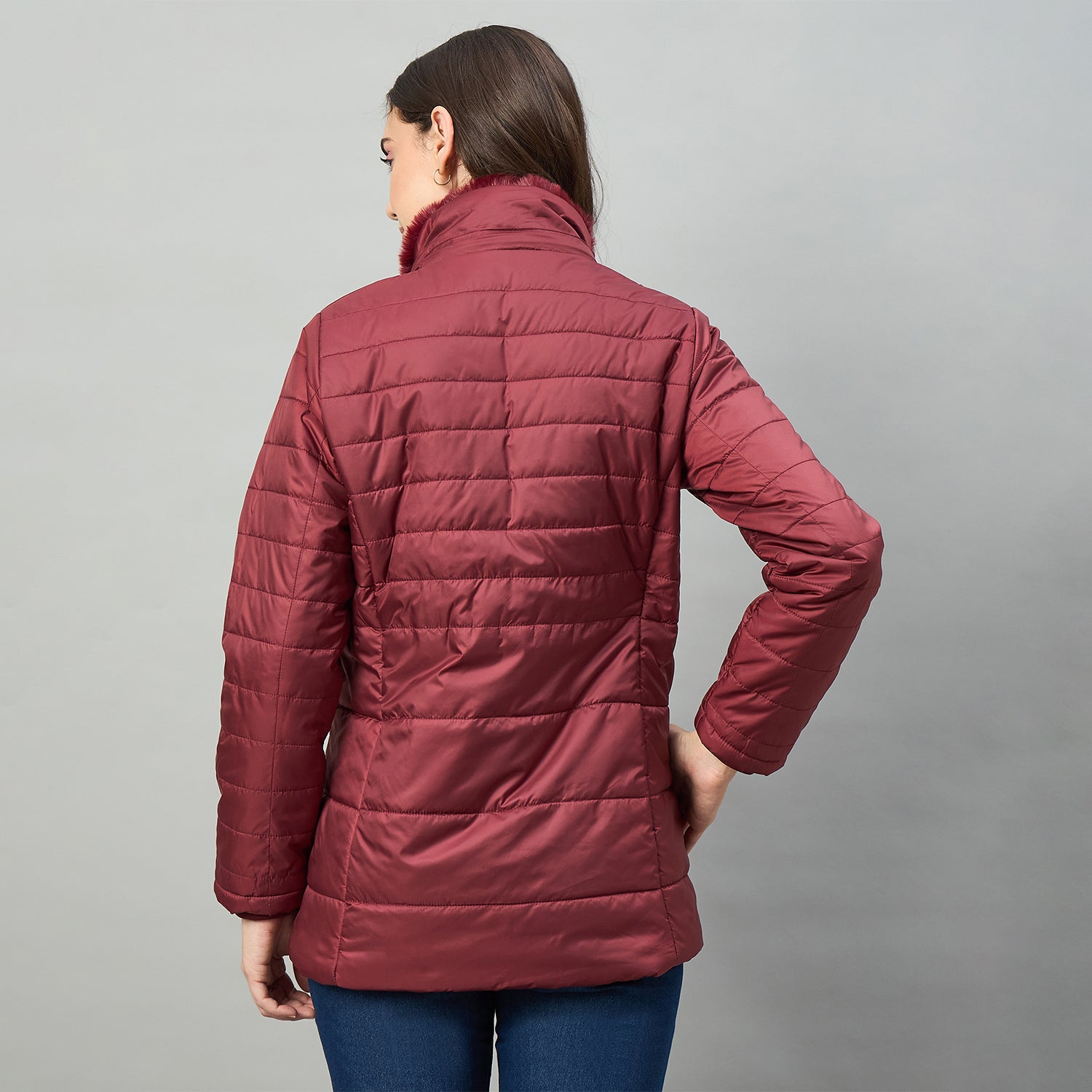 Duke Urban Women Short Style Long Length Jacket (SDZ4229)