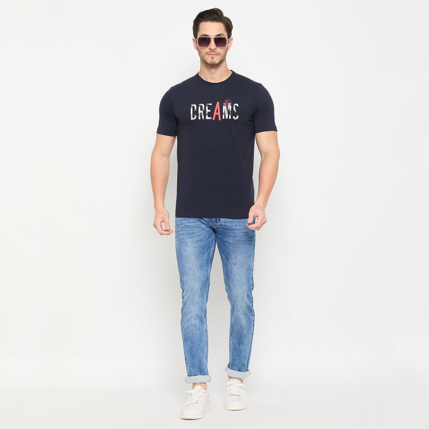 Duke Urban Men Half Sleeve Cotton Pack of 3 T-shirts  (ONSDVP42)