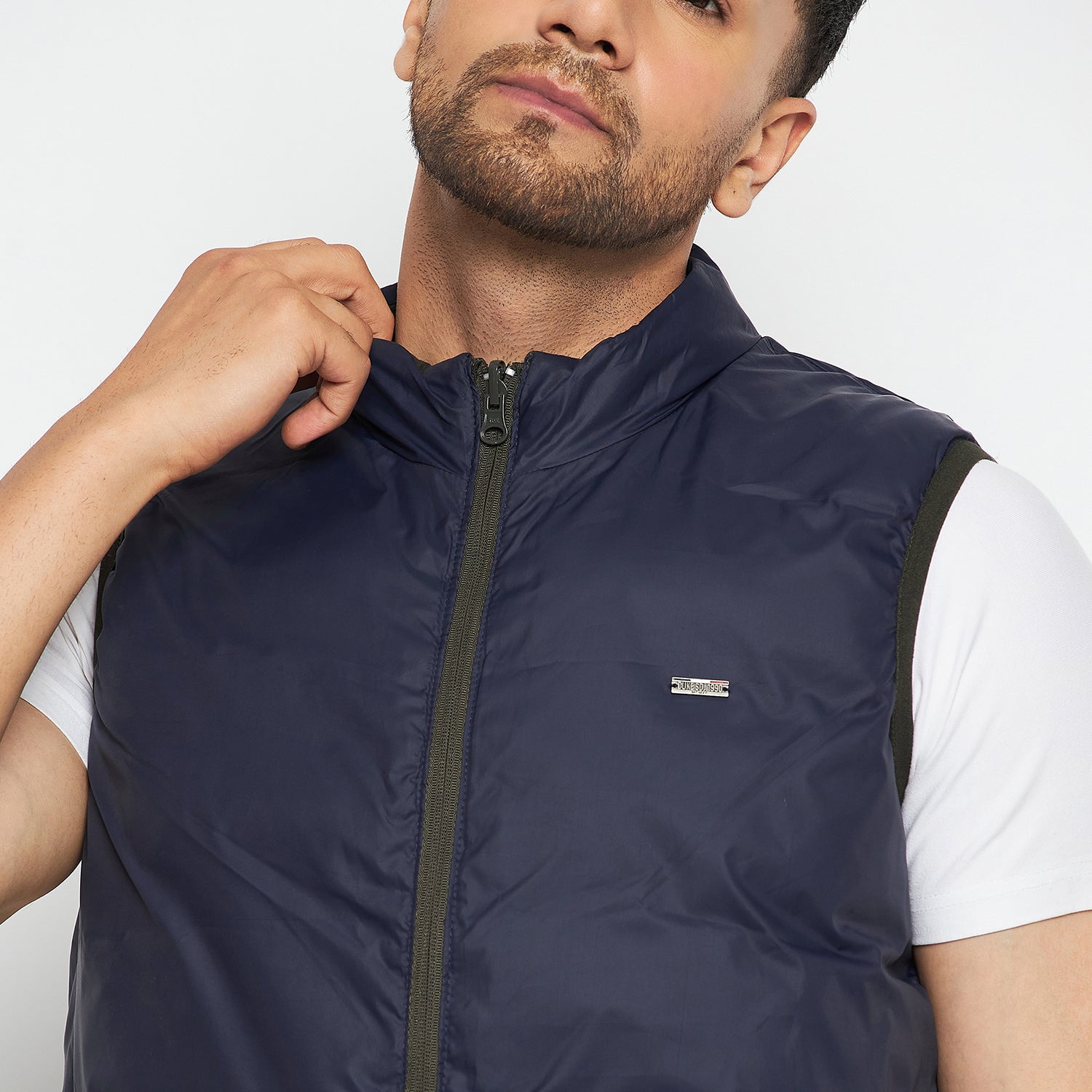 Duke Urban Men Sleeveless Reversible Jacket (SDZ1872)