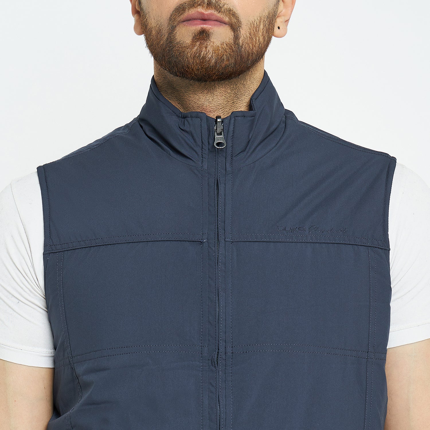Duke Urban Men Sleeveless Reversible Jacket (SDZ3056)