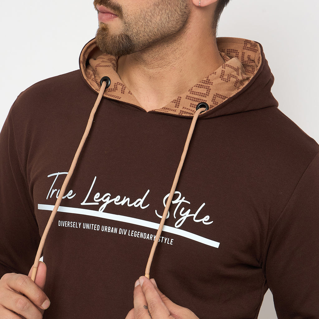 Duke Urban Men Full Sleeve Hooded Reversible Sweatshirt (LF6441)