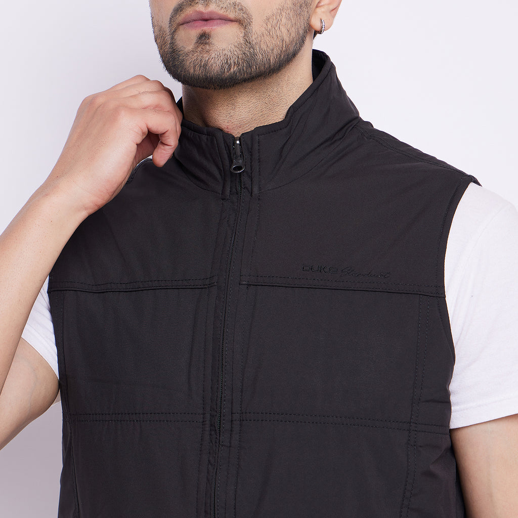 Duke Urban Men Sleeveless Reversible Jacket (SDZ3056)