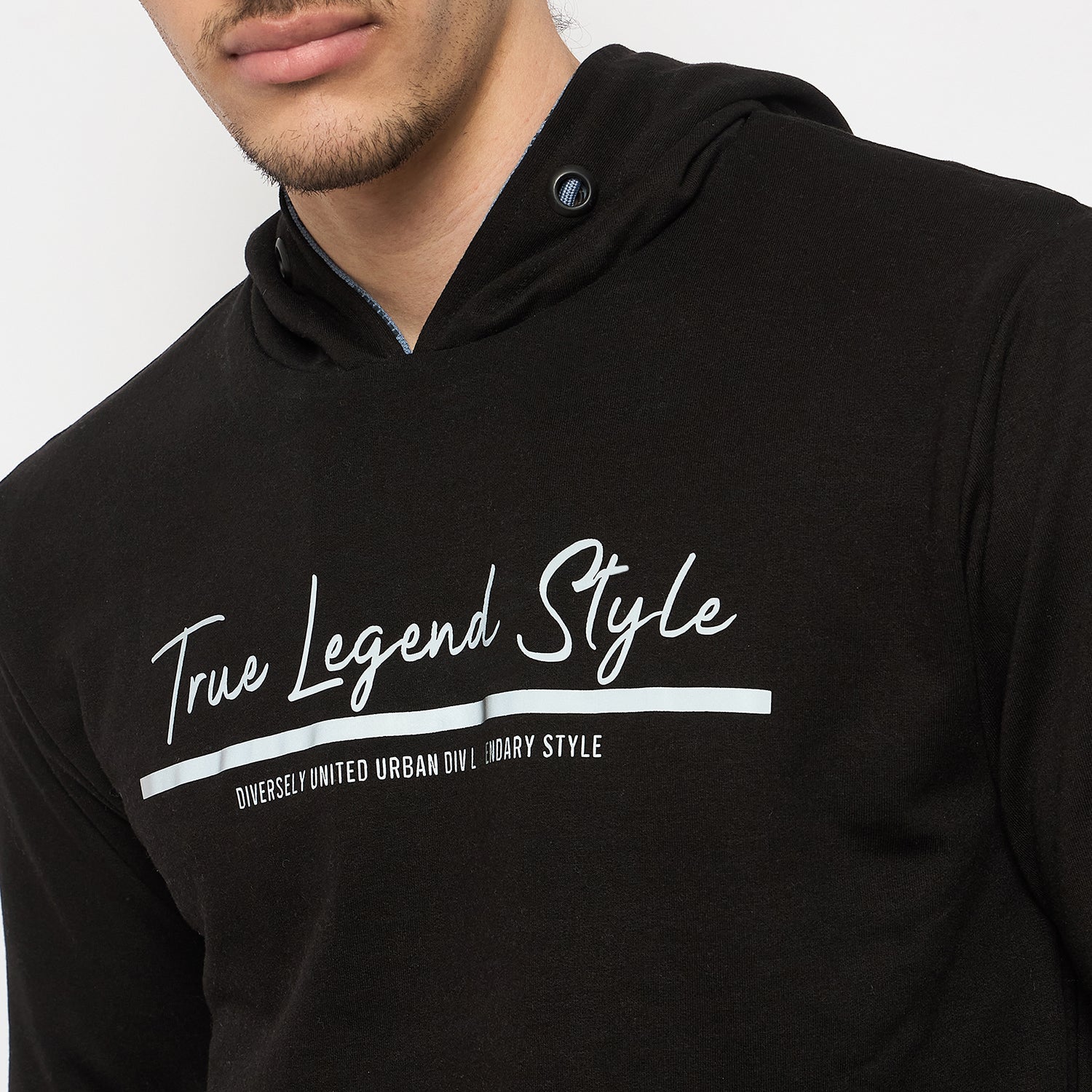 Duke Urban Men Full Sleeve Hooded Reversible Sweatshirt (LF6441)