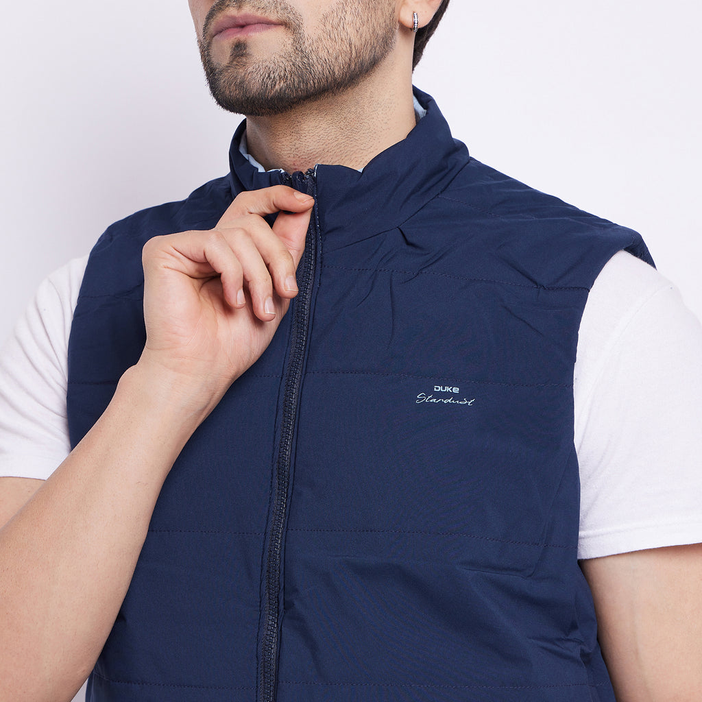 Duke Stardust Men Sleeveless Reversible Jacket (SDZ3054)