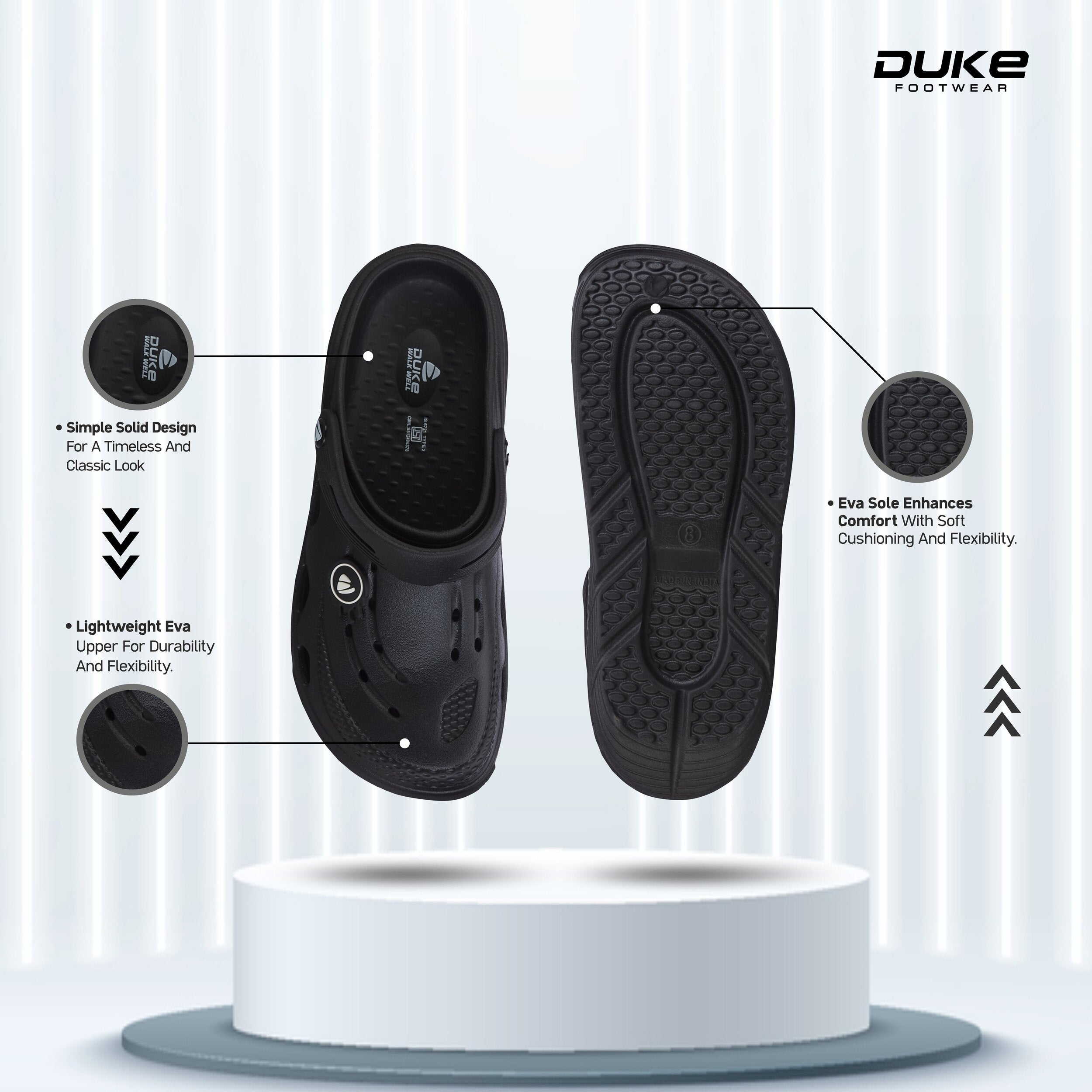 Duke Mens Airflow Clogs (FWC6203)