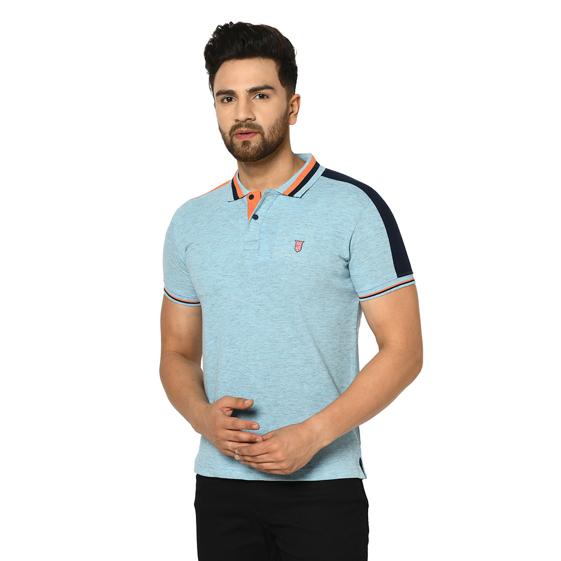 Duke Urban Men Half Sleeve Cotton Tshirt (MLF4663)