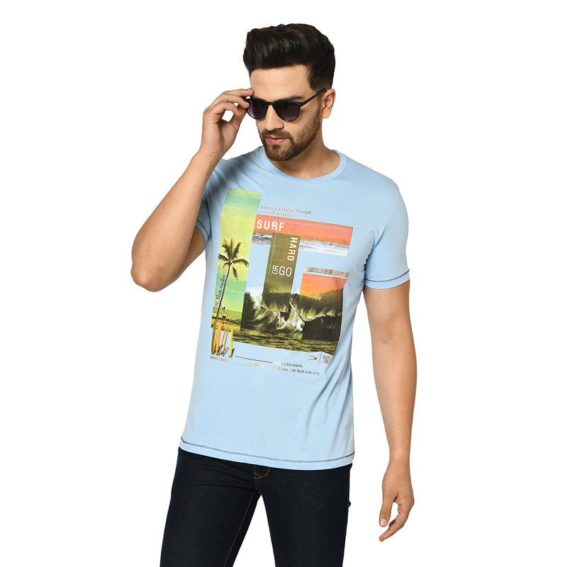 Duke Urban Men Half Sleeve Cotton Tshirt (LQ2117)