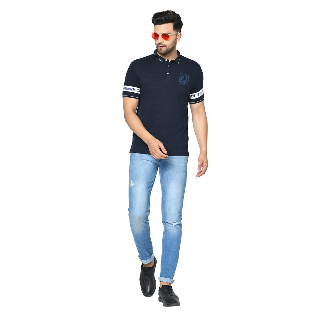 Duke Urban Men Polo Neck Half Sleeve T-Shirt (LQ4519)