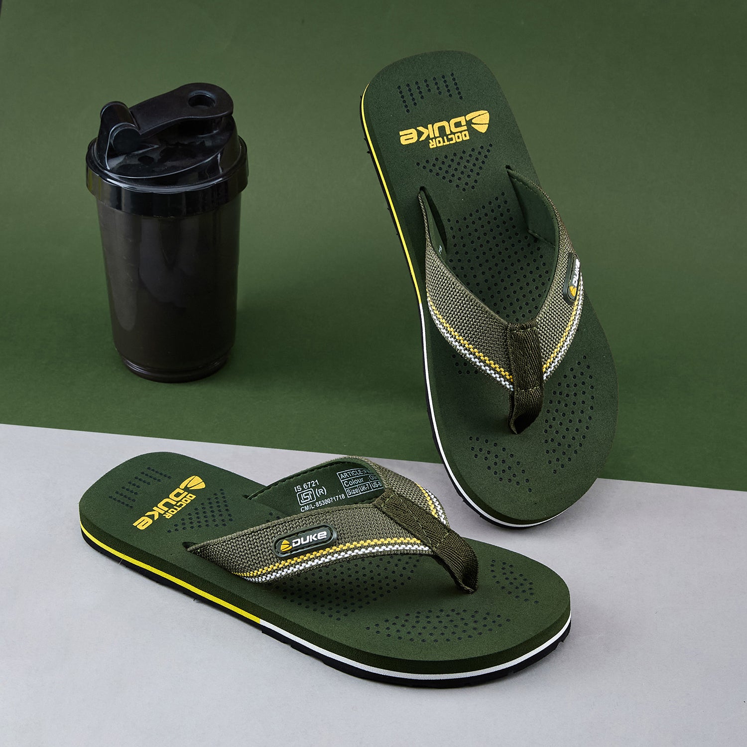 Duke Men Perforations Ortho Slippers (FWC6173)