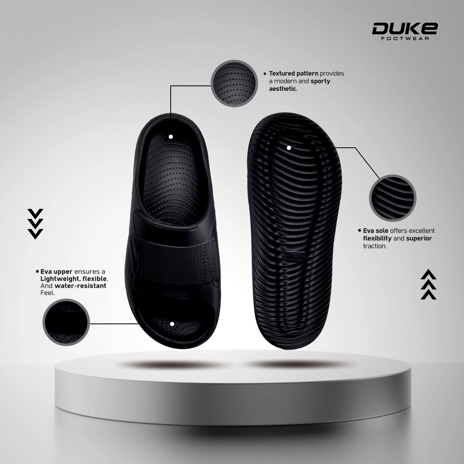 Duke Mens Maxflex Sliders (FWC6193)