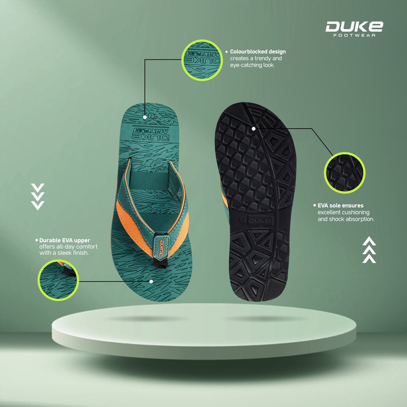 Duke Mens Leafwave Flip-Flops (FWC6195)
