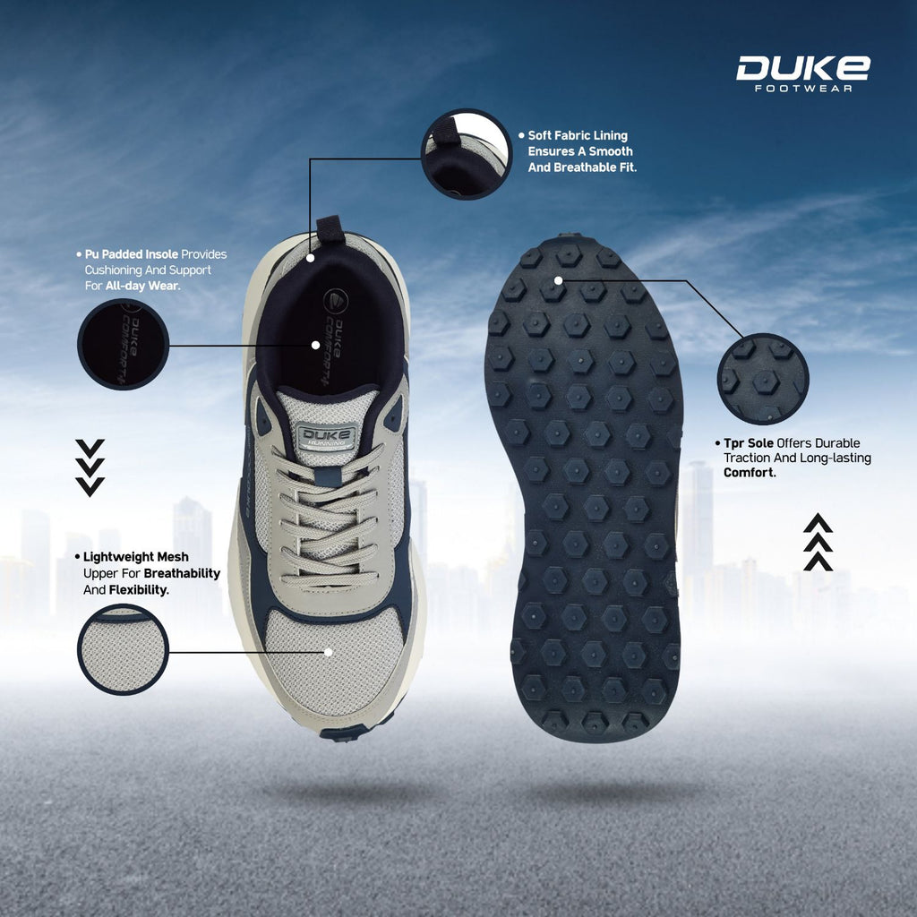 Duke Men's Griplock Sports Shoes (FWOL2126)