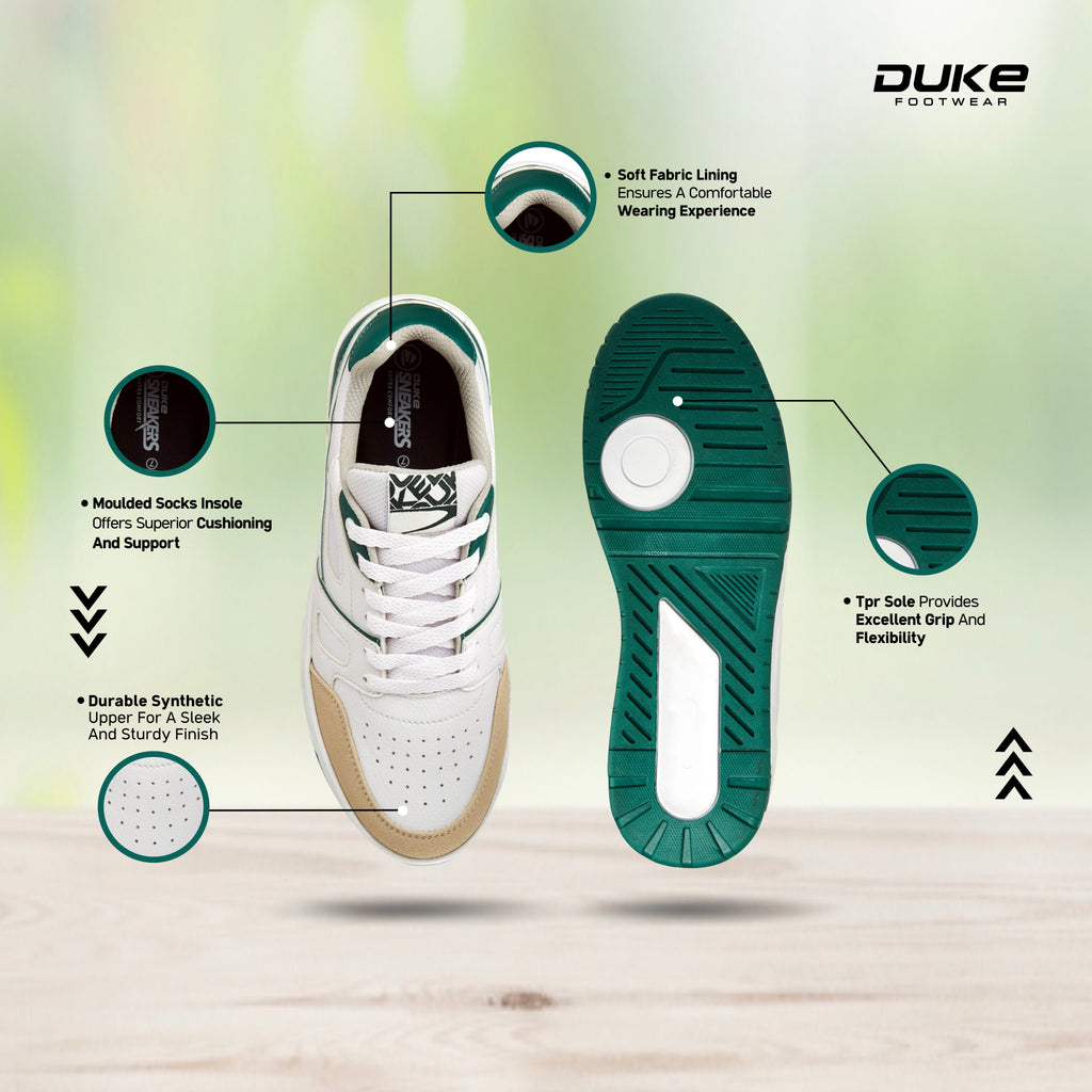 Duke Men's Ace Retro Sneakers  (FWOL2554)