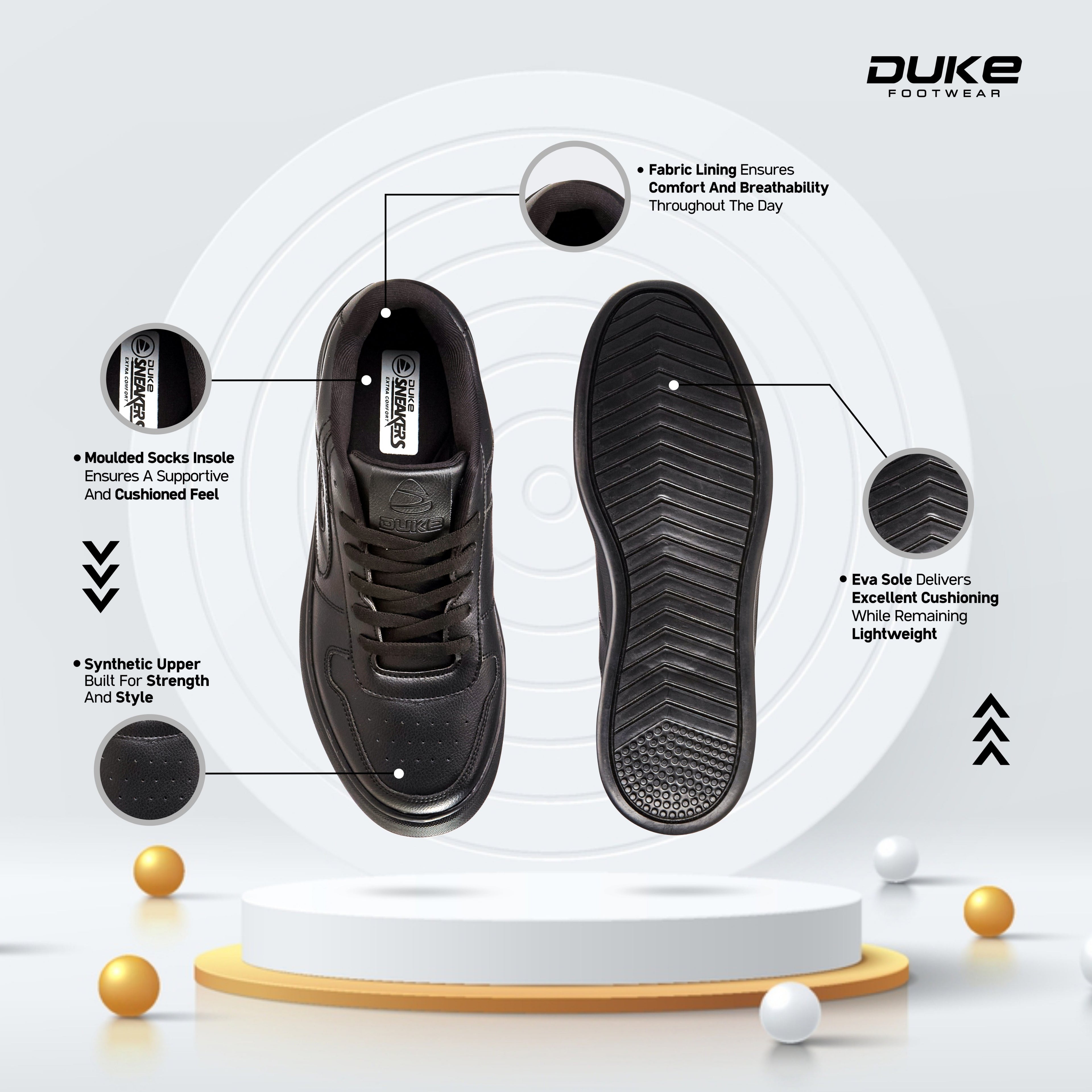 Duke Men's Urban Trend Sneakers (FWOL2565)