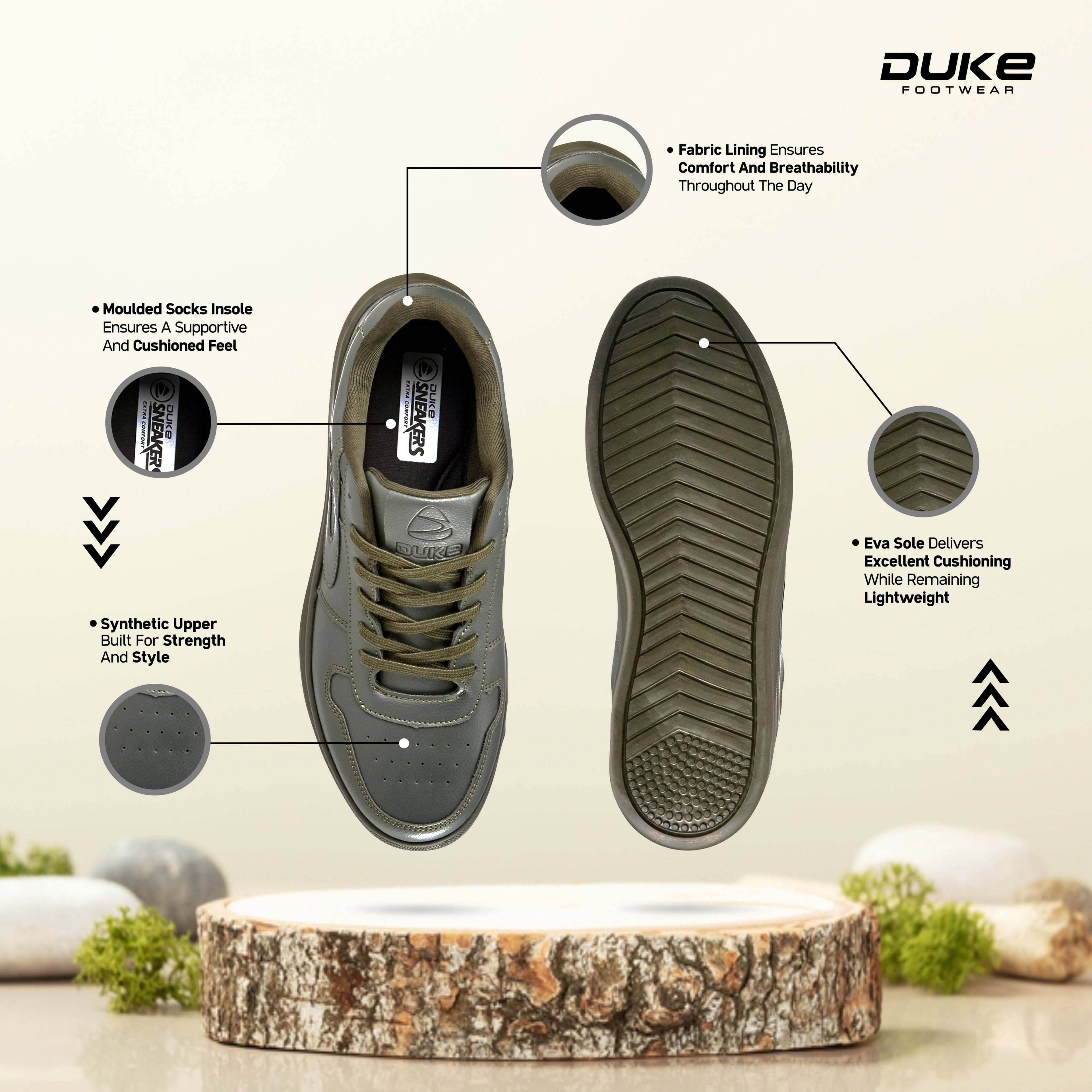 Duke Men's Urban Trend Sneakers (FWOL2565)