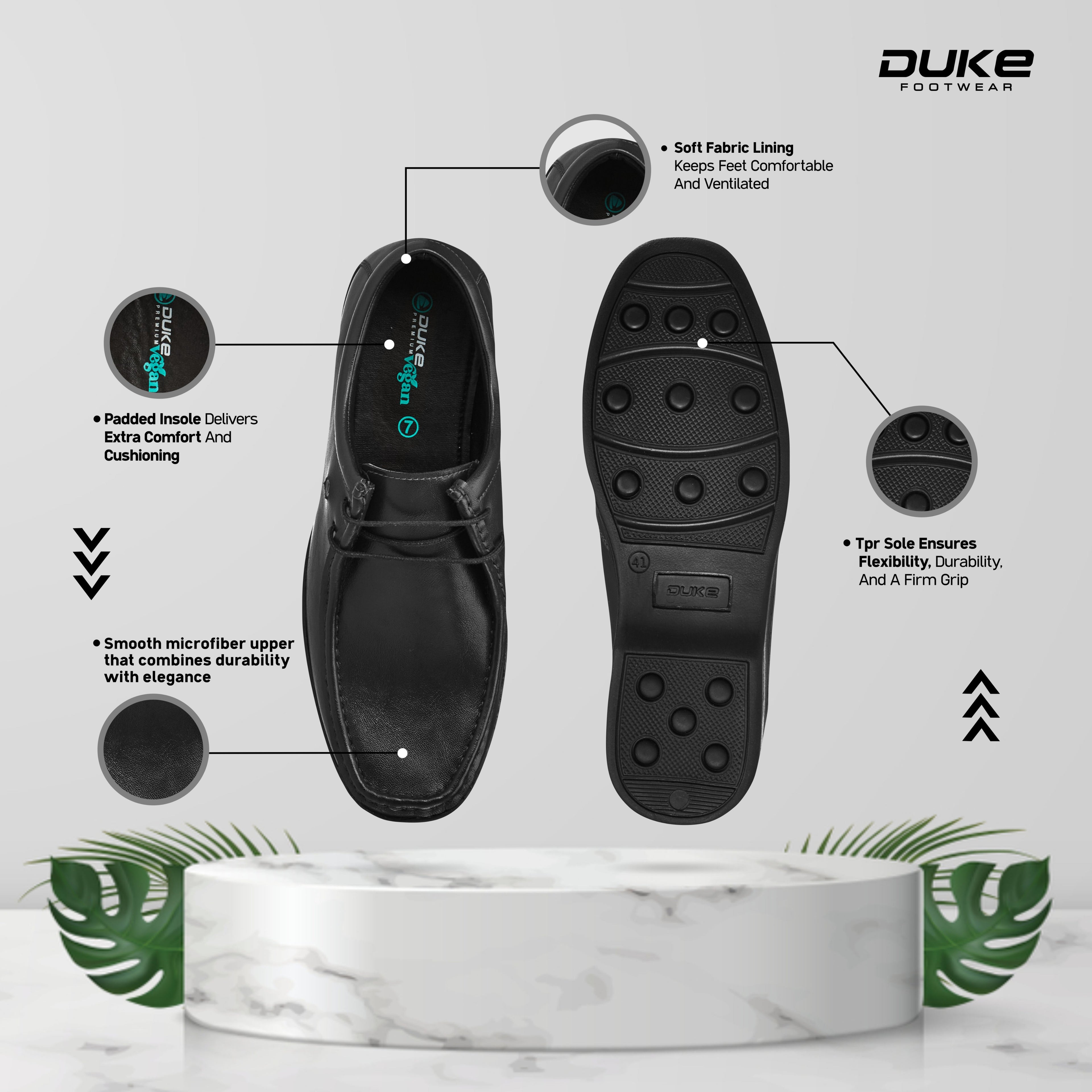 Duke Men's Noble Step Boat Shoes (FWOL5042)