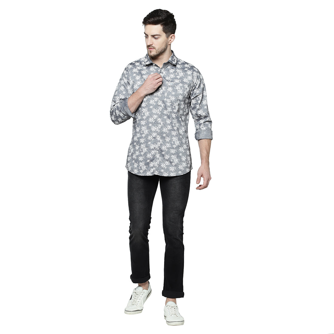 Duke Urban Men Full Sleeve Cotton Shirt (SD88OPRP)