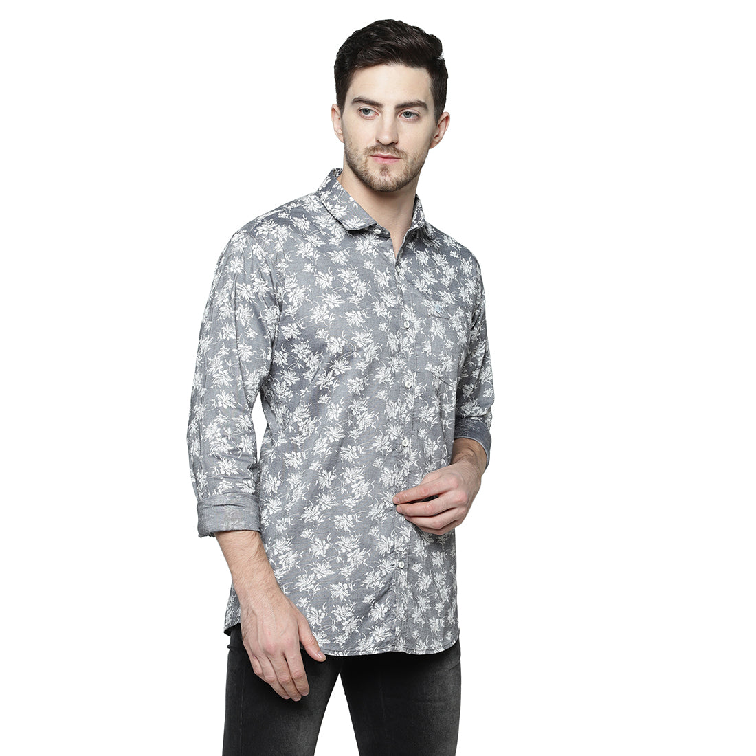 Duke Urban Men Full Sleeve Cotton Shirt (SD88OPRP)