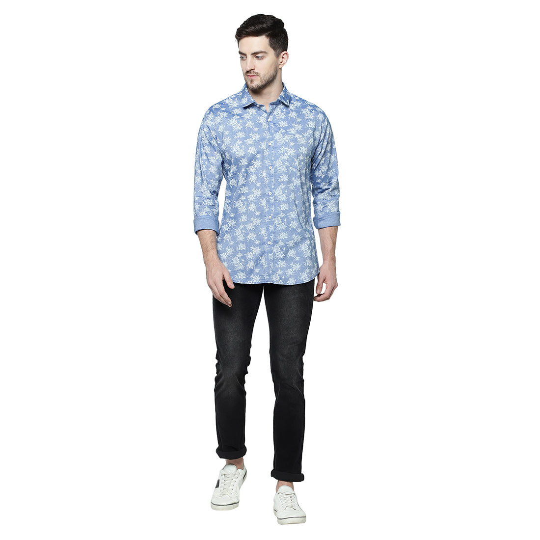 Duke Urban Men Full Sleeve Cotton Shirt (SD88OPRP)