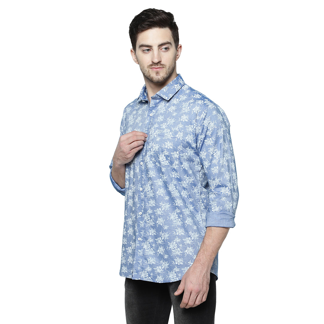 Duke Urban Men Full Sleeve Cotton Shirt (SD88OPRP)