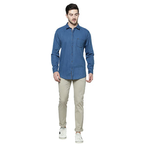 Duke Men Stardust Cotton Full Sleeve Shirt (SDO8712)