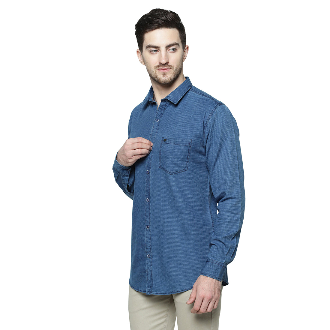 Duke Urban Cotton Full Sleeve Shirt (SDO8712)