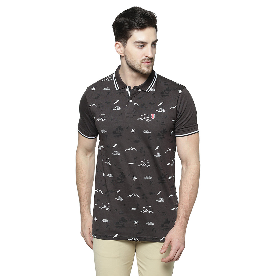 Duke Urban Men Half Sleeve Cotton Tshirt (MTLF218)