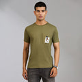 Duke Men Half Sleeve Cotton Smart Fit Casual T-shirt (LF6087A)