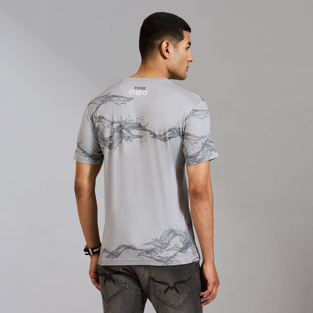 Duke Men Half Sleeve Cotton Smart Fit Casual T-shirt (LF7802)