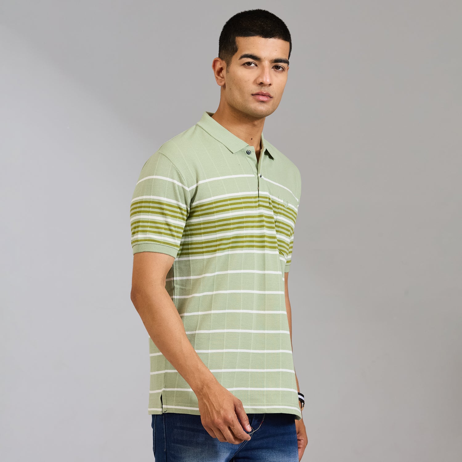 Duke Urban Men Half Sleeve Cotton Smart Fit Casual T-shirt (LF7824)