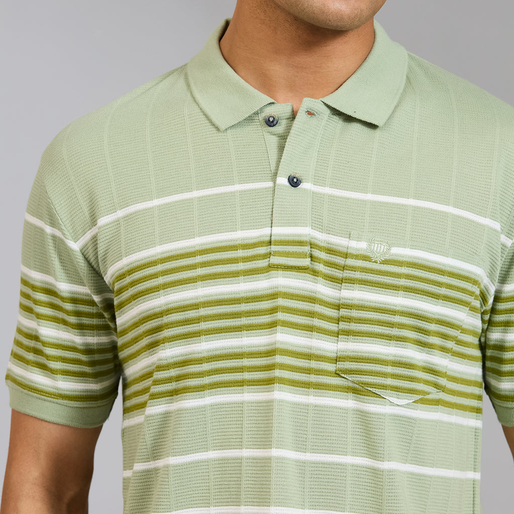 Duke Urban Men Half Sleeve Cotton Smart Fit Casual T-shirt (LF7824)