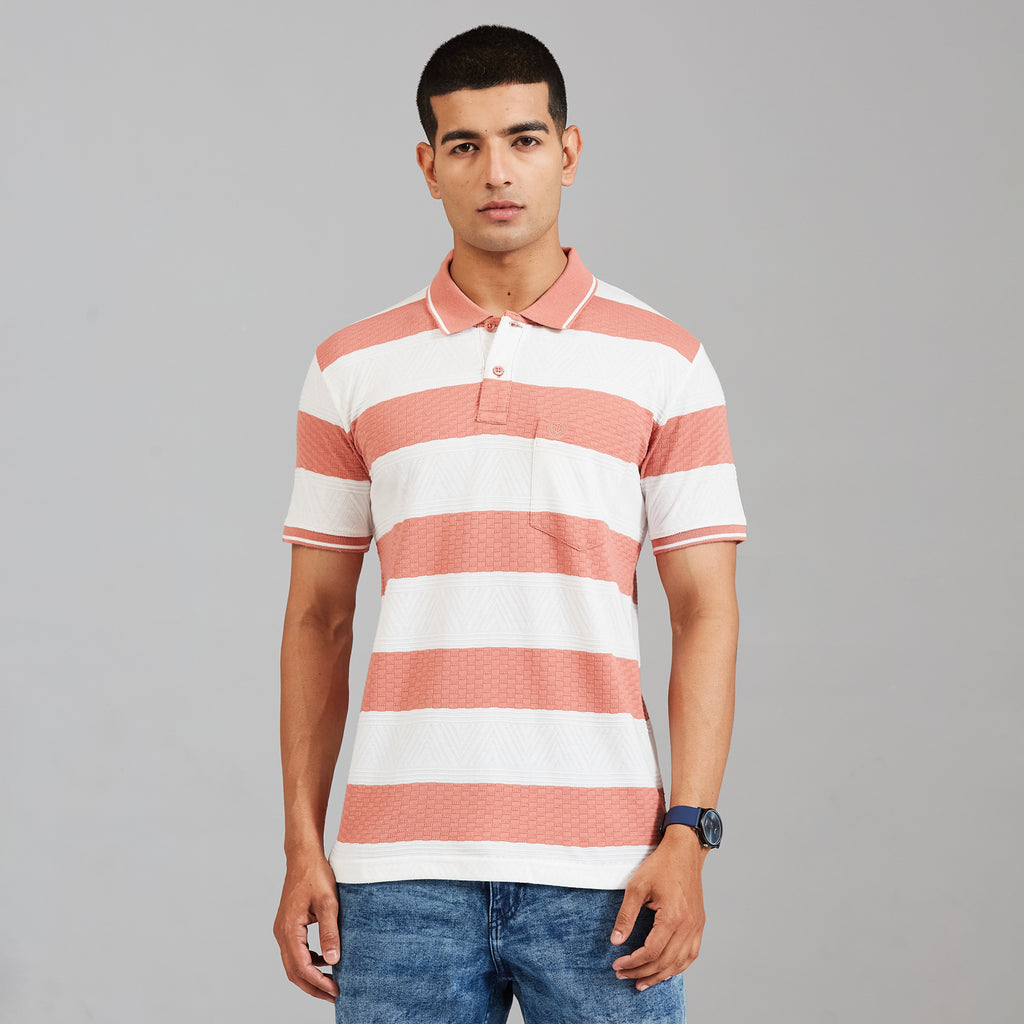 Duke Men Half Sleeve Cotton Regular Casual T-shirt (LF7830)
